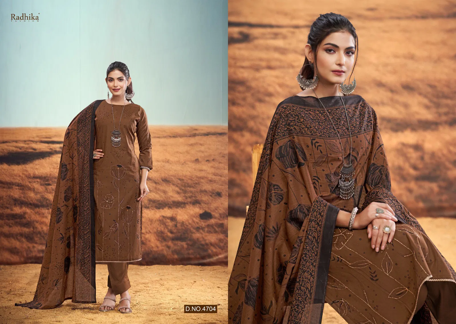 Radhika Azara Rabiya Lawn Cotton Dress Material Collection